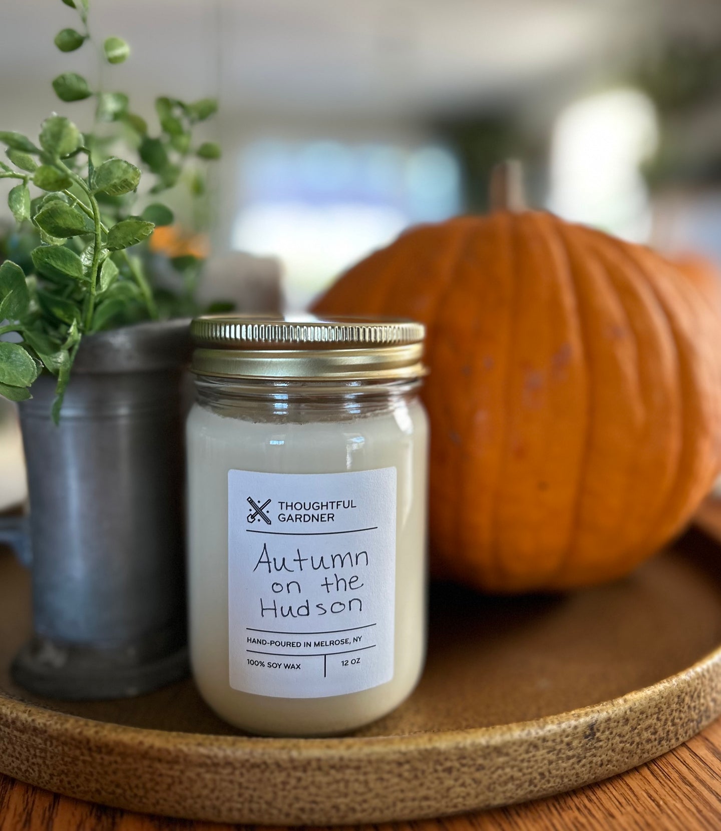 Autumn on the Hudson Soy Candle