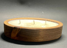 Load image into Gallery viewer, Bergamot Ginger Wooden Oval Dough Bowl
